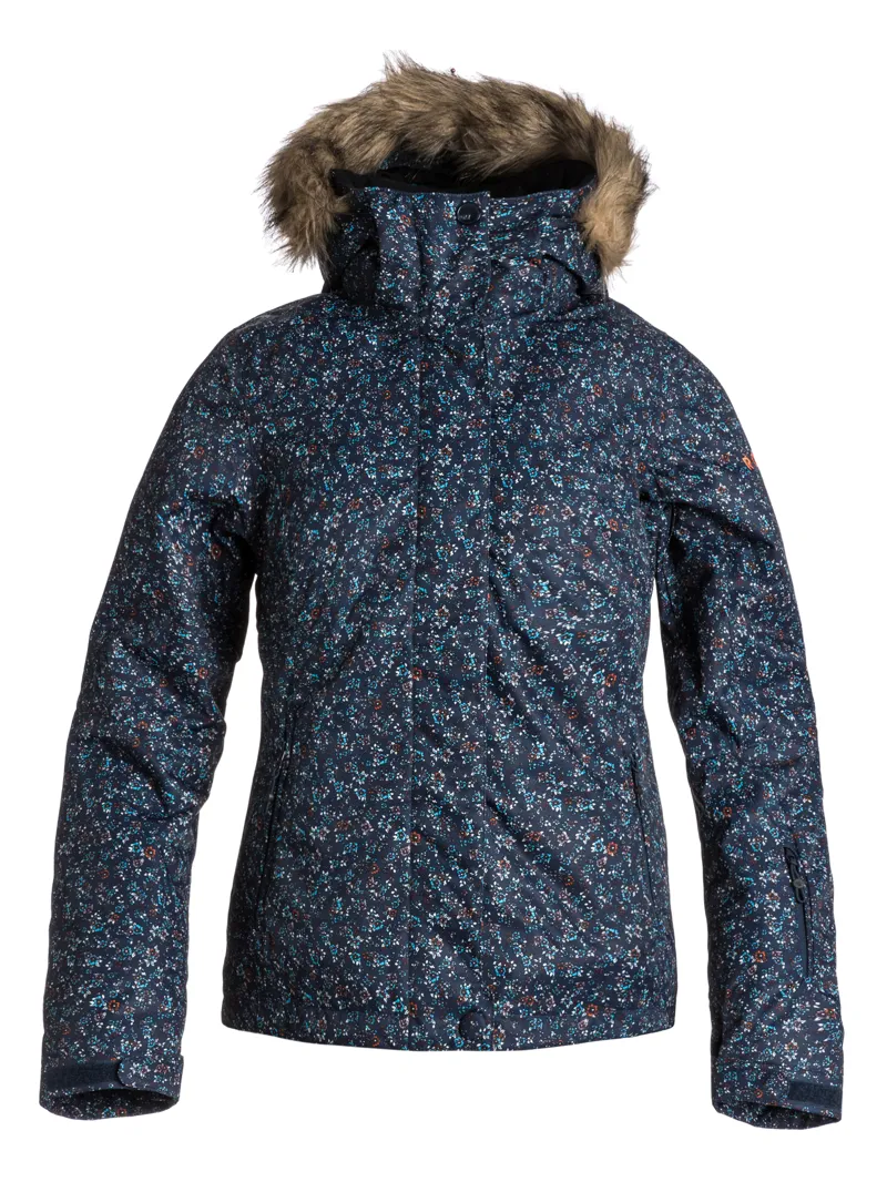 Roxy Jet Ski Womens Jacket Lauren Ditsy Dress Blue